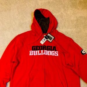Georgia Bulldogs Zip up hoodie . Brand new with tags.